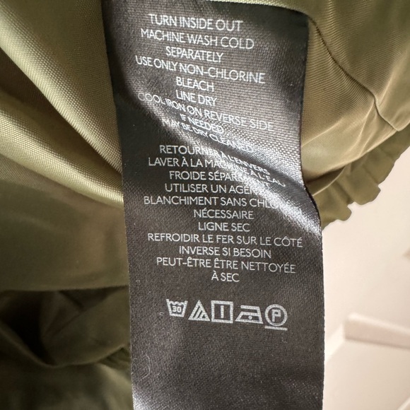 NEW Free People Green Looking Glass Cropped Trench Coat XL - Picture 8 of 9